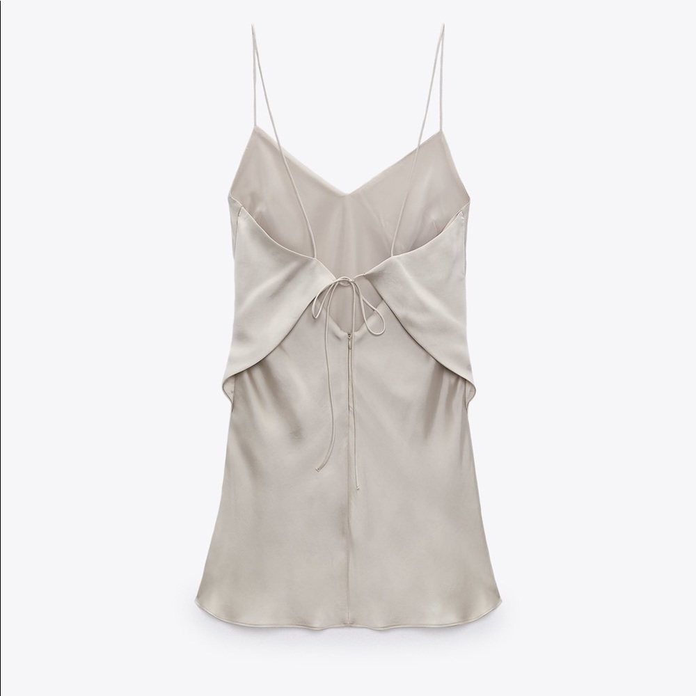 New Zara satin mini dress - Picture 4 of 6
